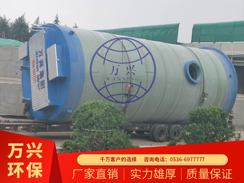 濰坊一體化泵站安裝現(xiàn)場(chǎng)